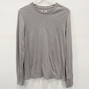 American Giant Grey Long Sleeve Supima Cotton Medium